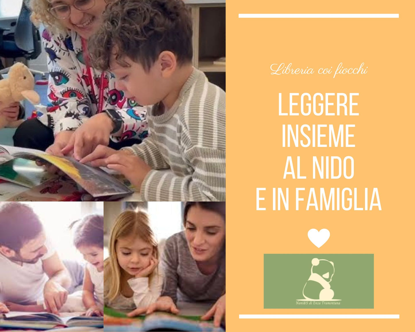 Leggere insieme al nido e in famiglia. Percorso rivolto ai servizi educativi.