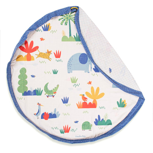 Play&Go Soft x Moulin Roty - Sacco portagiochi e tappeto 3 in 1