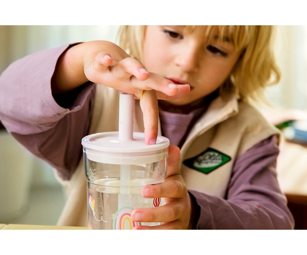 Little Dutch - Bicchiere con cannuccia Mio Mepal 250 ml