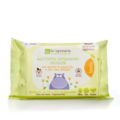 LA SAPONARIA - Salviette detergenti delicate