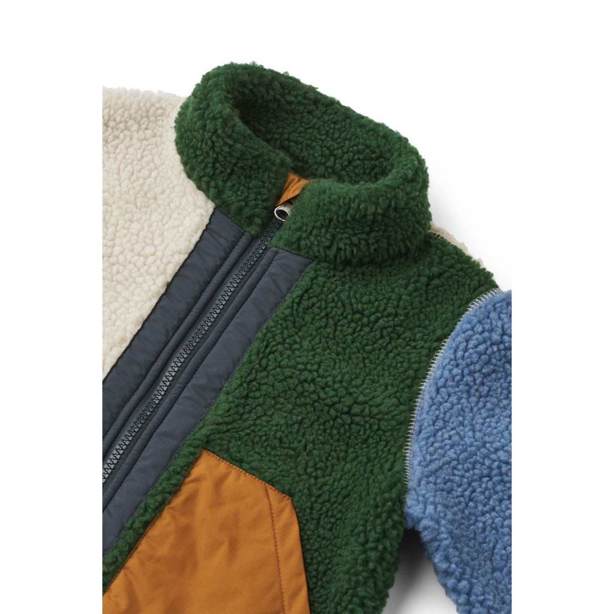 Liewood - Giacca in pile NOAM - Mix multistrato / Verde giardino