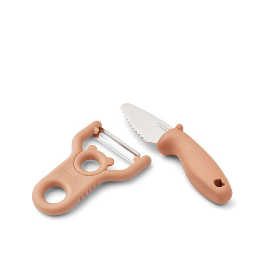 Set di Pelapatate e Coltello - Tuscany rose