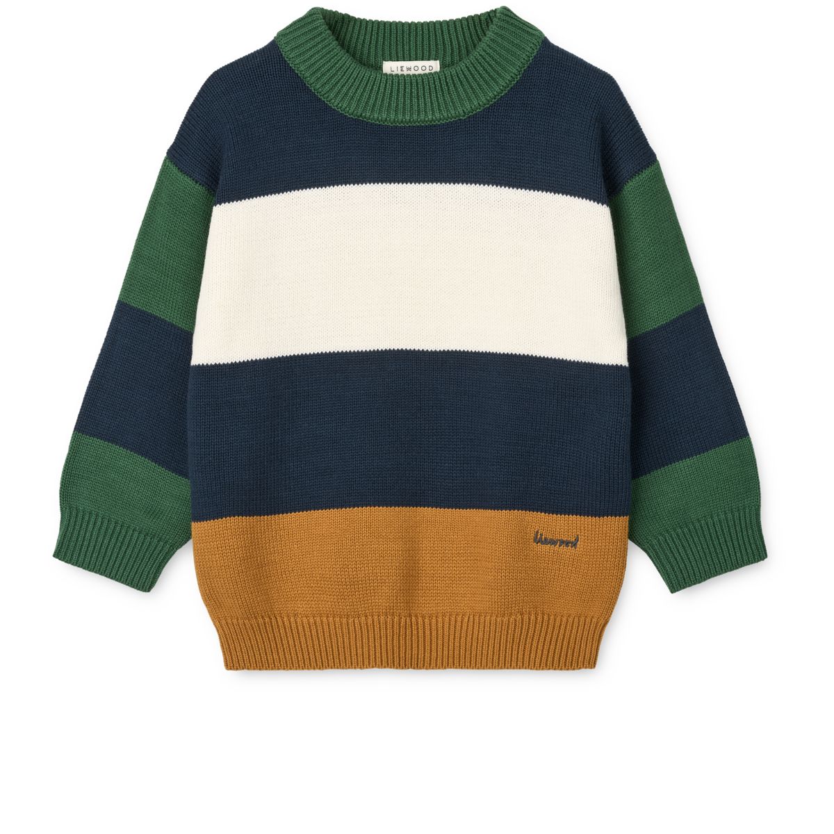Liewood - Maglione a righe Orlane - Classic / blu navy / Multi mix