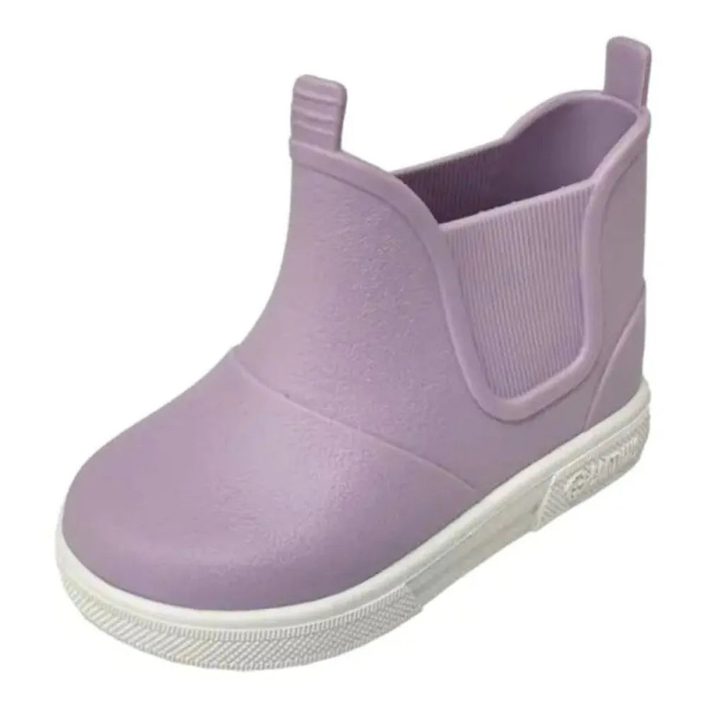 Boatilus - Baby Beatly - Stivale da pioggia alla caviglia in gomma - Lilla/White