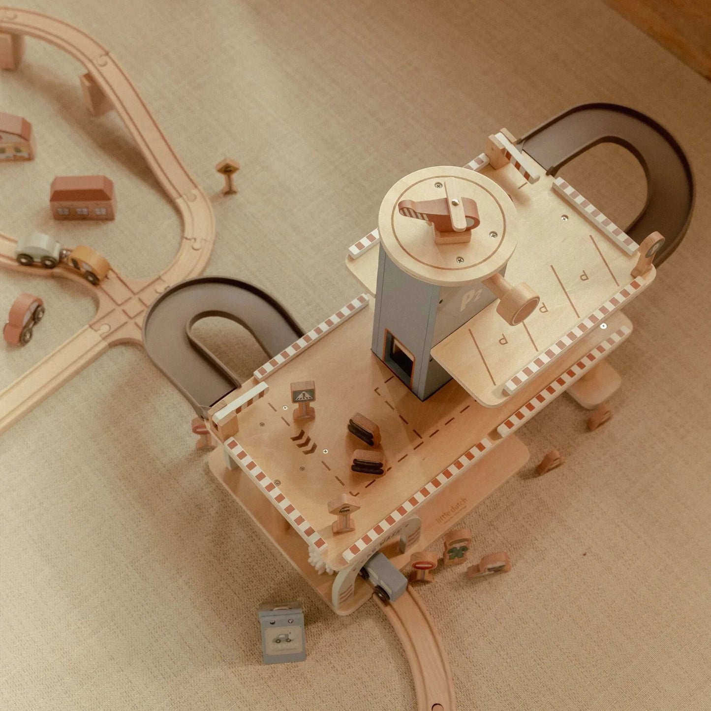 Little Dutch - Garage in legno per macchinine