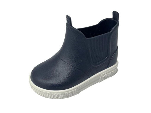 Boatilus - Baby Beatly - Stivale da pioggia alla caviglia in gomma - Navy/White