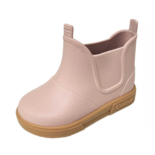 Boatilus - Baby Beatly - Stivale da pioggia alla caviglia in gomma - Old Pink/Beige