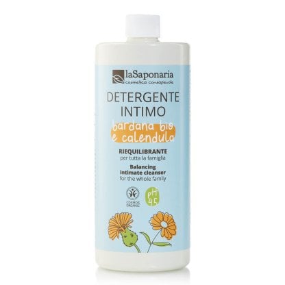 LA SAPONARIA - Detergente intimo riequilibrante - Bardana Bio e Calendula 1 L