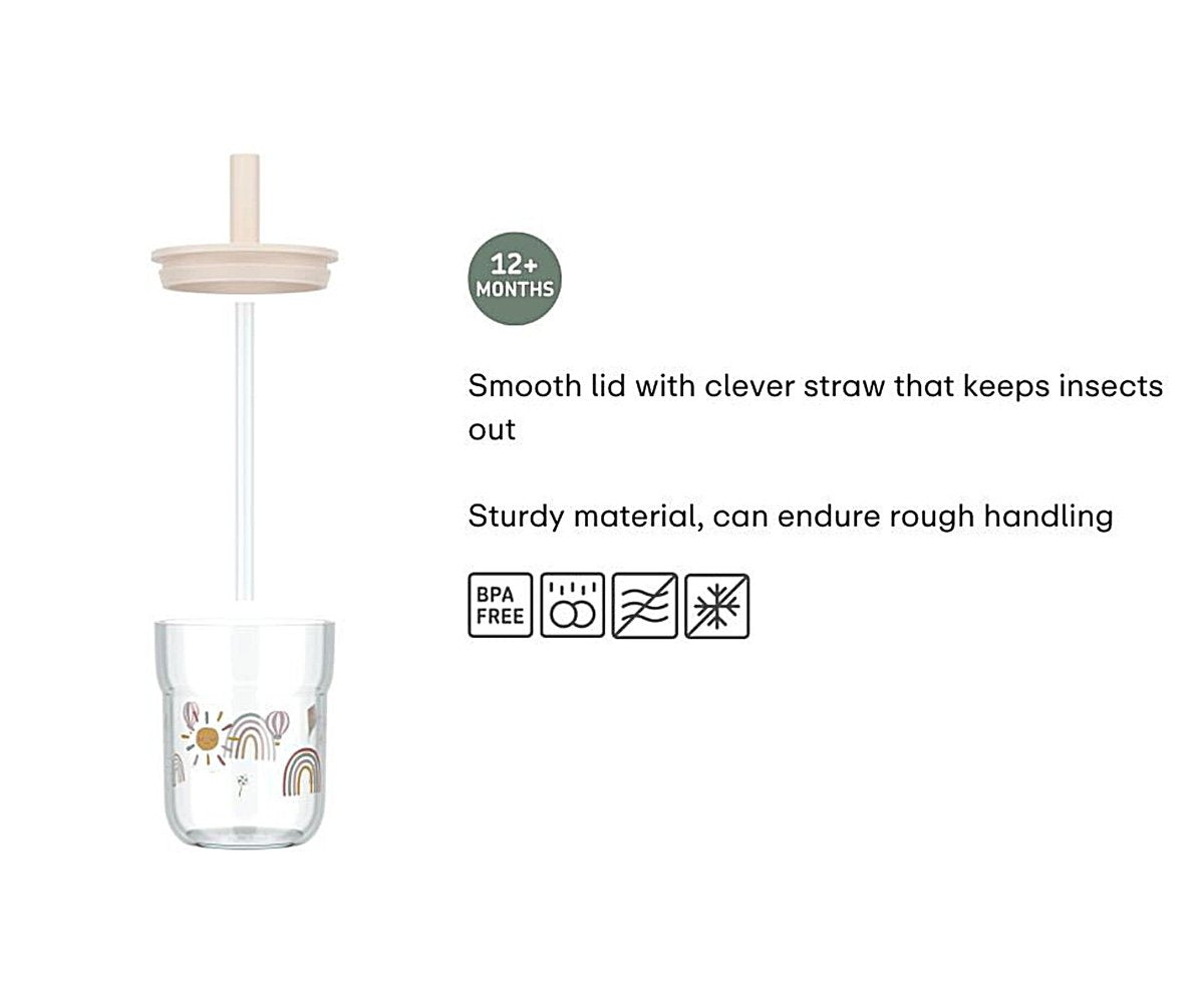 Little Dutch - Bicchiere con cannuccia Mio Mepal 250 ml