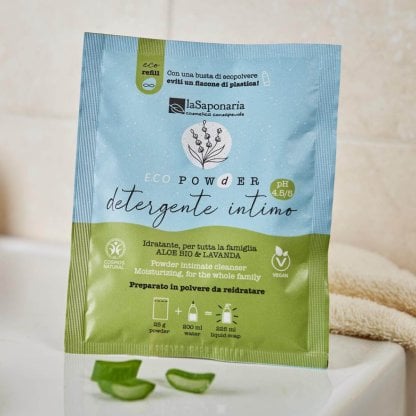LA SAPONARIA - Detergente intimo in polvere - Aloe Bio & Lavanda