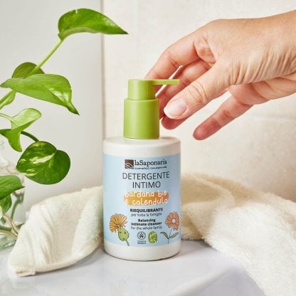 LA SAPONARIA - Detergente intimo riequilibrante - Bardana Bio e Calendula