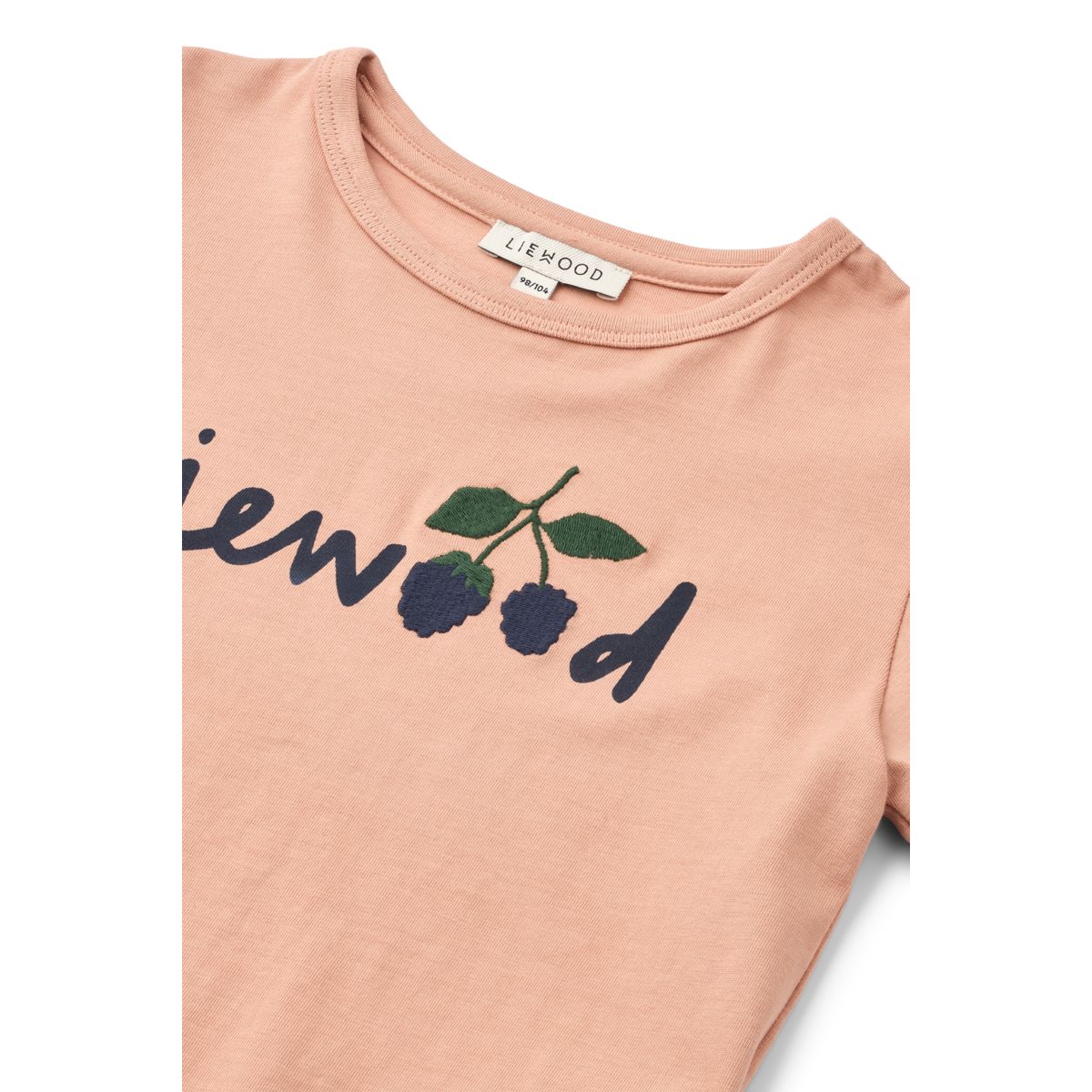 Liewood - T-shirt manica lunga Apia -  Berry / Pale Tuscany