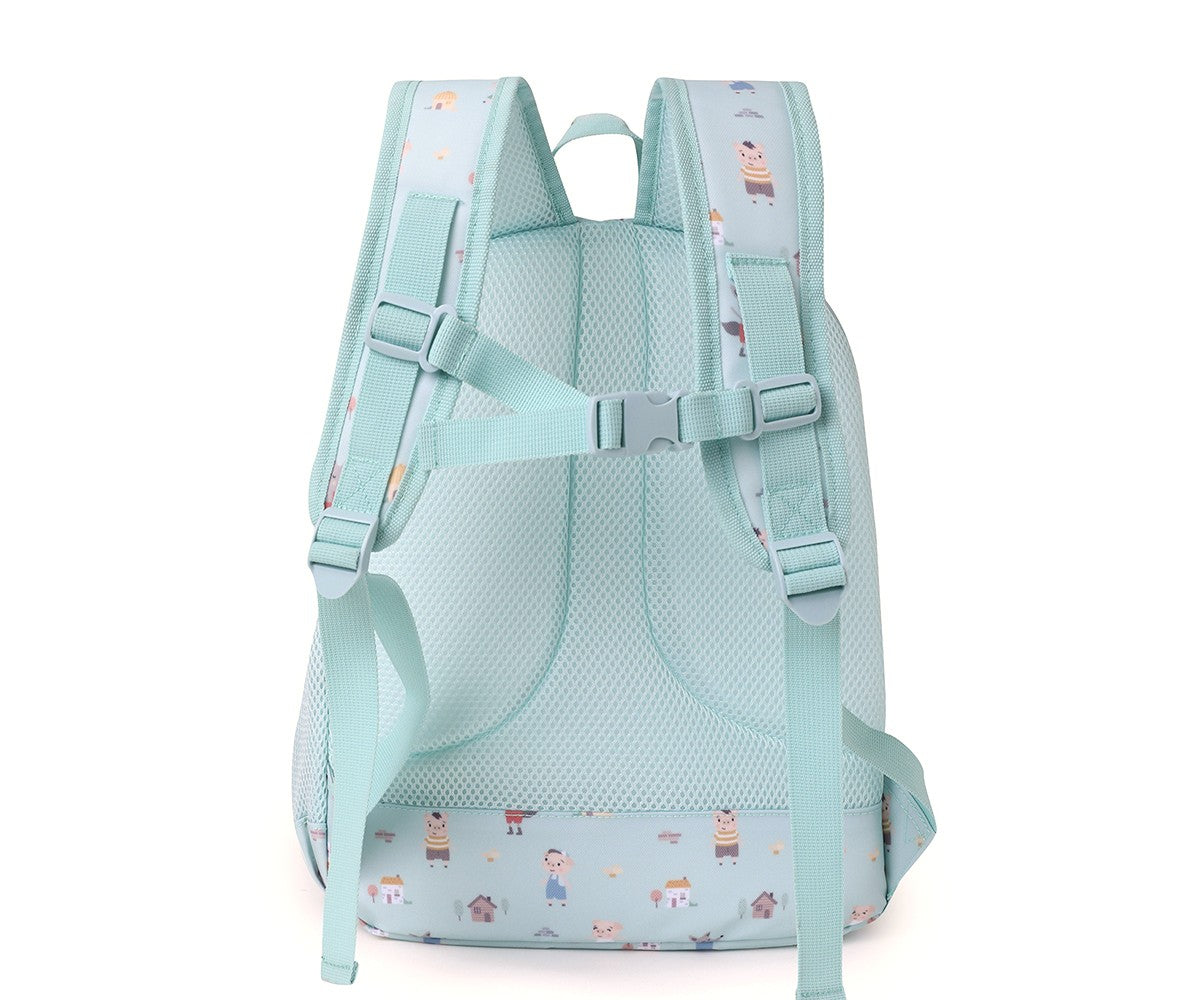 Tutete - Zainetto Maxi "The Three Little Pigs" + Portachiavi Personalizzabile