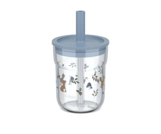 Little Dutch - Bicchiere con cannuccia Mio Mepal 250 ml