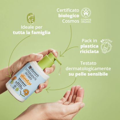 LA SAPONARIA - Detergente intimo riequilibrante - Bardana Bio e Calendula