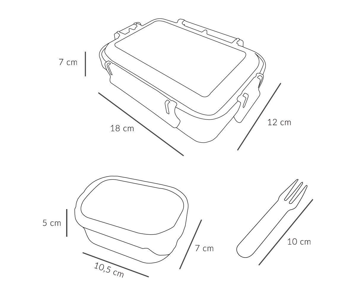Tutete - Bento box "Magical Forest" Personalizzabile