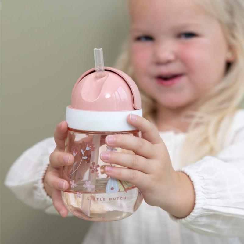 Little Dutch - Bicchiere con cannuccia Mio Mepal 300ml