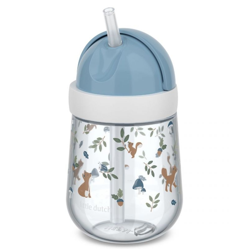 Little Dutch - Bicchiere con cannuccia Mio Mepal 300ml