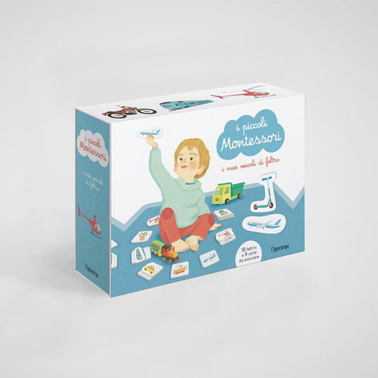 I piccoli Montessori. I miei veicoli di feltro.