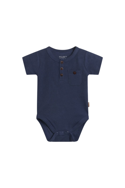 Hust&Claire - BENJAMIN Body a manica corta Blu - 56