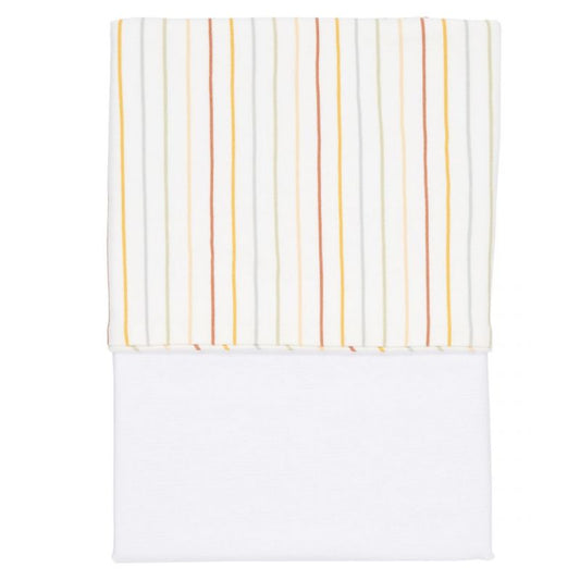 Lenzuolo culla 110x140cm Vintage sunny stripes