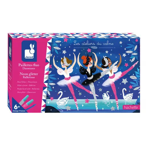 Janod - Ballerine fluo glitterate