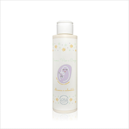Lotus Pharma - Crema Viso e Corpo, Albicocca e Calendula 150ml