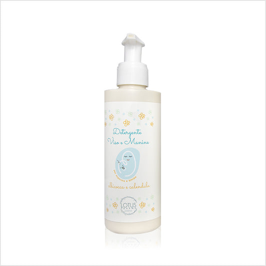 Lotus Pharma - Detergente Viso e Manine, Albicocca e Calendula 200ml