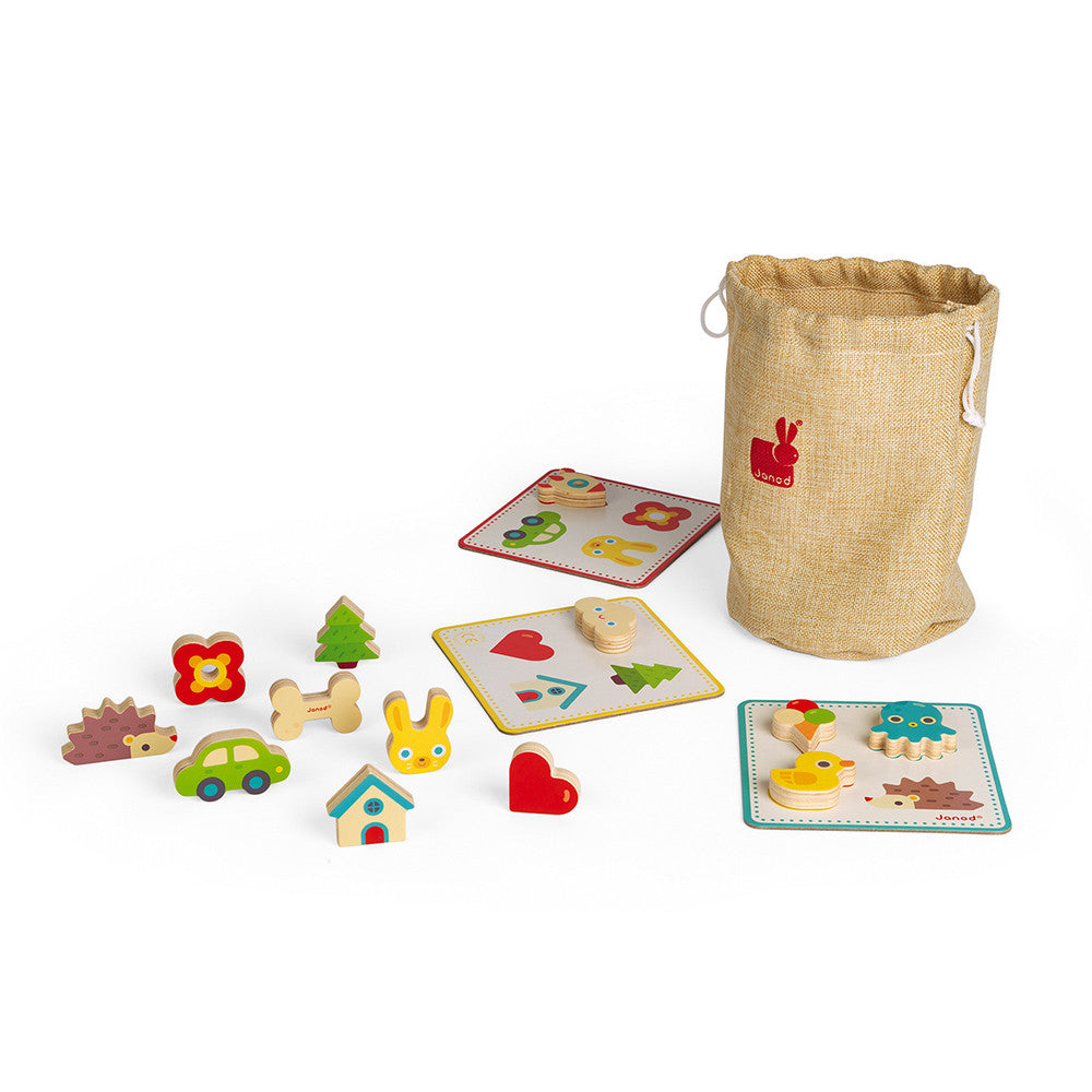 JANOD - Gioco di riconoscimento tattile ''Memory Touch''