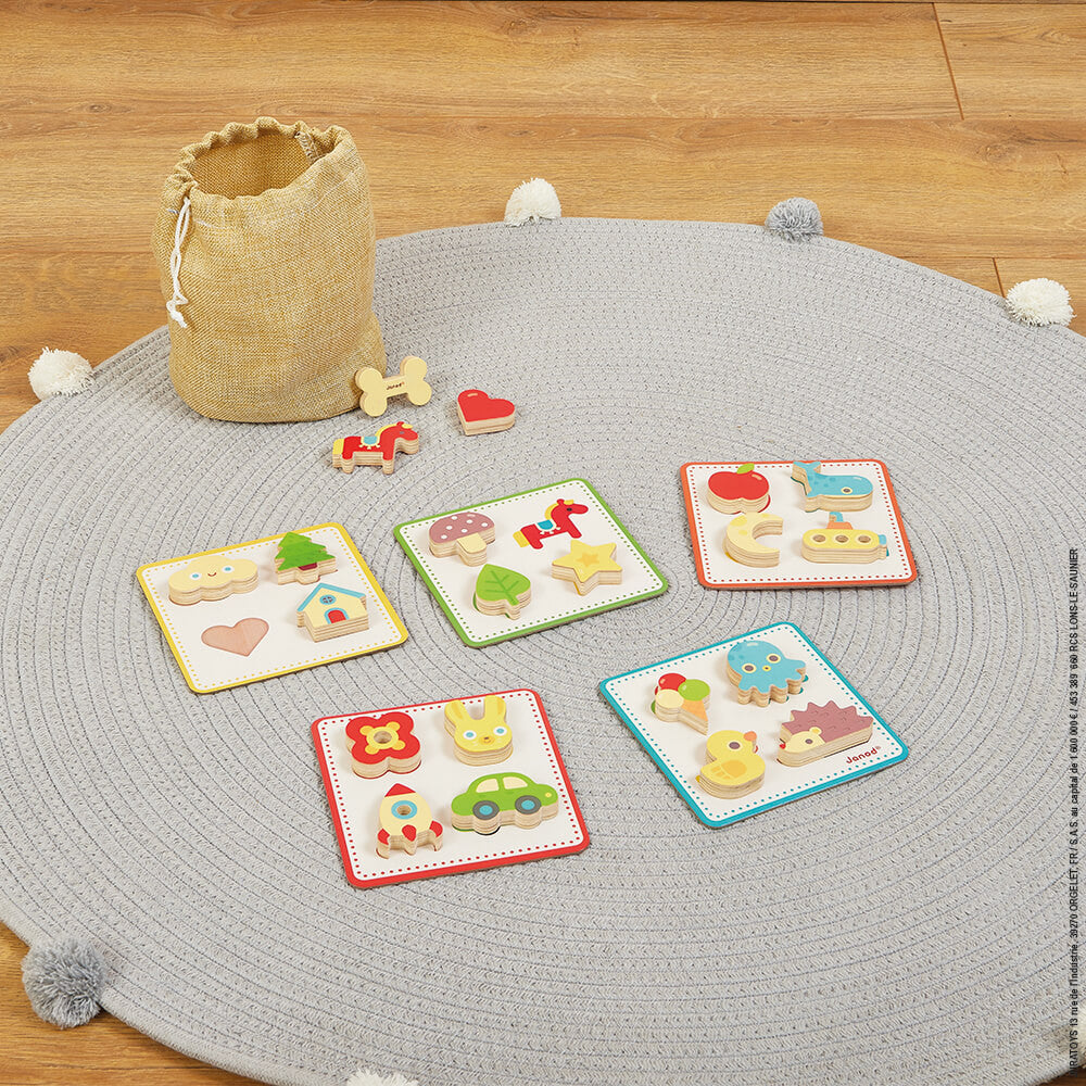 JANOD - Gioco di riconoscimento tattile ''Memory Touch''