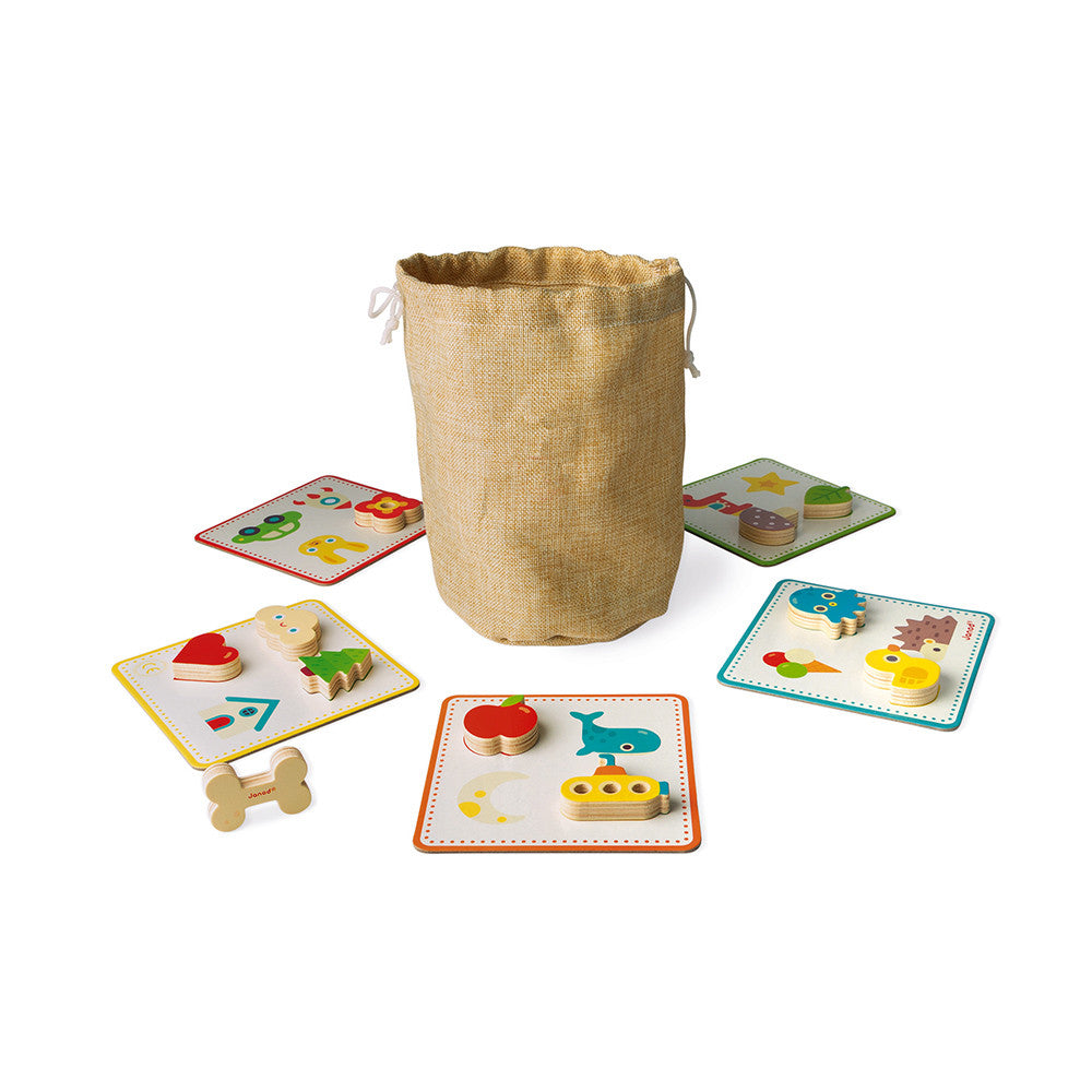 JANOD - Gioco di riconoscimento tattile ''Memory Touch''