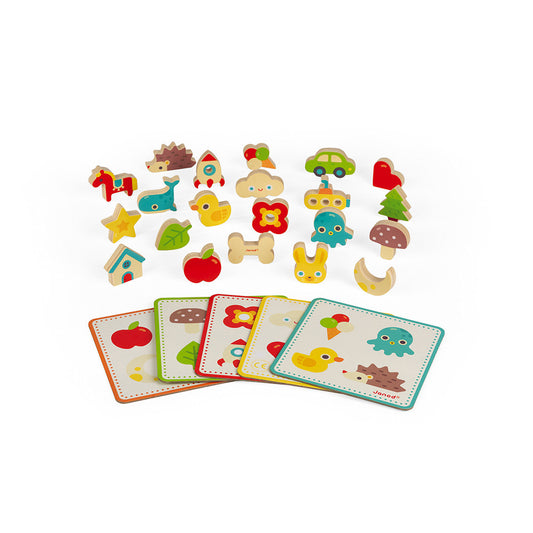 JANOD - Gioco di riconoscimento tattile ''Memory Touch''