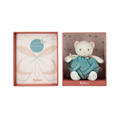 KALOO - Plume Love Blasen-Teddybär „Grüner Bär“ 23 cm