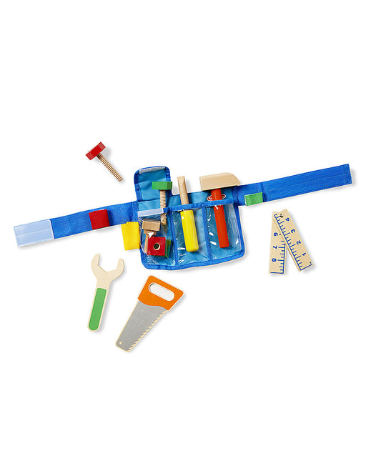 Cintura per attrezzi in legno deluxe - chiusura in velcro - Melissa & Doug