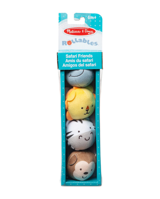 Set Rollables - Safari Friends 4 pezzi - Melissa & Doug