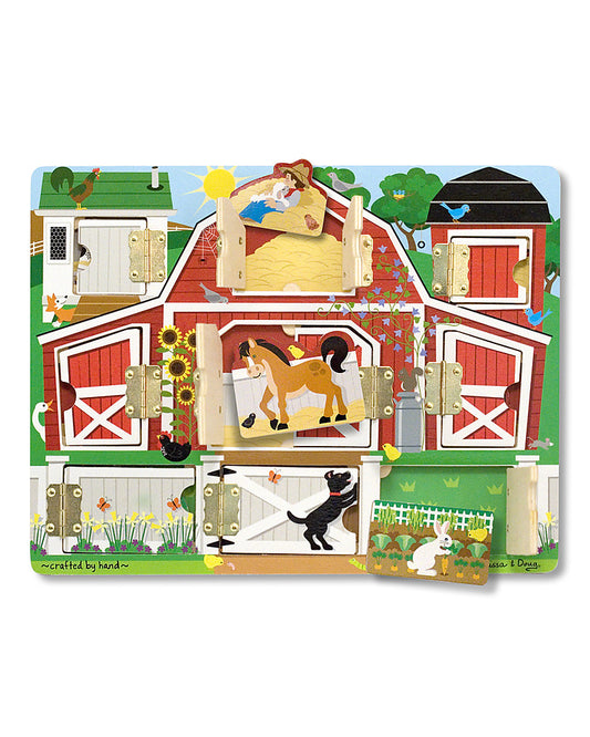 Tavola magnetica - Nascondino con gli animali della fattoria - Melissa & Doug