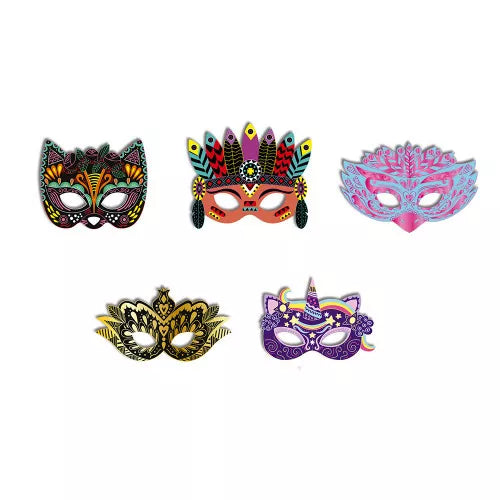 Janod - Kratzkunst „Partymasken“