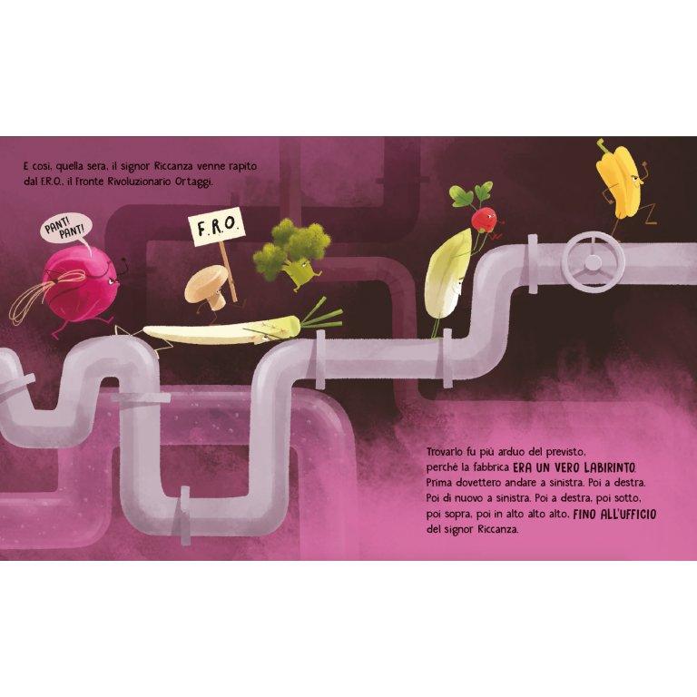 verdure arrabbiate - libro illustrato e intagliato - Nani&S di Enza Tramontana